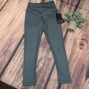 NWT Women's 90 Degree by Reflex Green High Waist Ankle Length Modern Fit Size XS